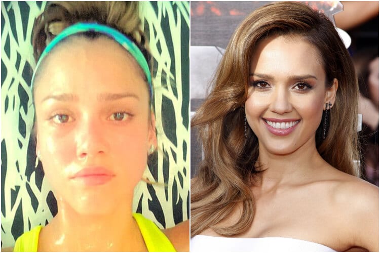 Famous Women Without Cosmetics