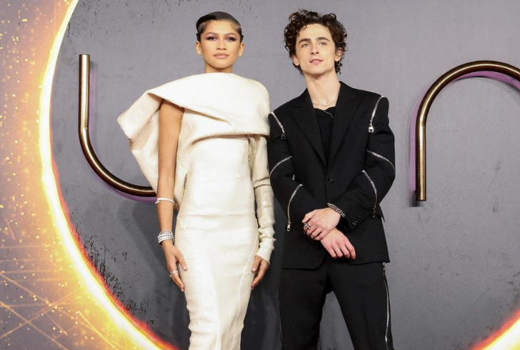 evanrosskatz | Instagram | Zendaya and Timothee balance on-screen romance with real-life friendship.